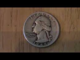 1945 Washington Silver Quarter Youtube