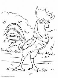 Who is the marketing guy there? Hei Hei Rooster Coloring Page Coloring Pages Printable Com