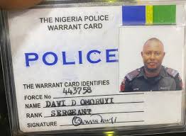 Check spelling or type a new query. Man With Fake Police Id Card Arrested Premium Times Nigeria