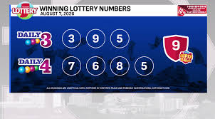 Daily 3 Daily 4 Evening Lottery Drawing: August 7, 2026