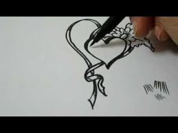 A celebration of love in all its forms. How To Draw Hearts Flowers And Ribbon Youtube