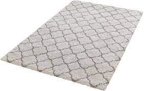 hochflor teppich mint rugs rechteckig hohe 35 mm besonders weich durch microfaser wohnzimmer online kaufen otto hochflor teppich teppich hellgrauer teppich