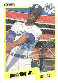 Will perhaps be most widely known as an electrifying player, who had a flawless swing at the plate while possessing tremendous swagger, hobbyists may further acknowledge him for how due to the popularity of ken griffey jr, this 1989 upper deck rookie card is of lasting value. Ken Griffey Jr Rookie Baseball Card 1990 Fleer Baseball Card 513 Seattle Mariners Free Shipping At Amazon S Sports Collectibles Store