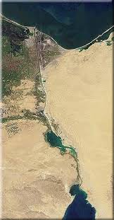 Suez canal, as seen from earth orbit original owner suez canal company (compagnie universelle du canal maritime de suez) construction began. Het Suezkanaal Egypte Egypte Info Site Nl