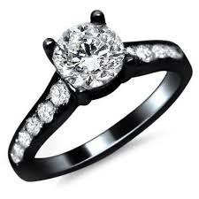 Black Wedding Rings For Women Express Your Hidden Sides Black Wedding Rings Wedding Rings For Women Round Diamond Engagement Rings