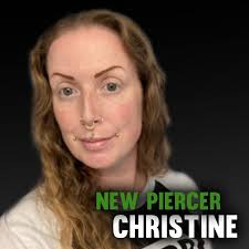 Introducing our new piercer Christine @piercingsbyyourfavoritealien! She's  been in the industry for 8.5 years, and a proud member of the APP for 4  years running. Her favorite piercings include surface work, below-the-belt,