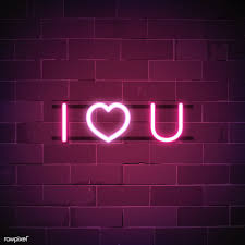  I Love You Neon Sign Vector Free Image By Rawpixel Com Ningzk V Neon Signs Wallpaper Iphone Neon Neon Aesthetic