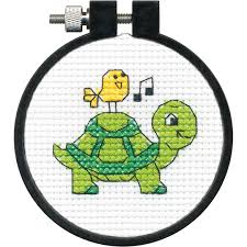 Print the cross stitch chart with instructions, free and without registration. Dimensions Learn A Craft Turtle Yellow Baby Bird Cross Stitch Kit Michaels