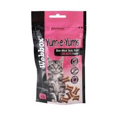 (of the eyes) wet with tears. Webbox Yum E Yums Semi Moist Tasty Treats Salmon 40g Pets At Home