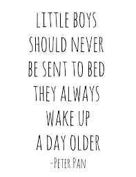 Peter Pan Wall Art Set Of 4 The Okie Home Little Boy Quotes Boy Quotes Peter Pan