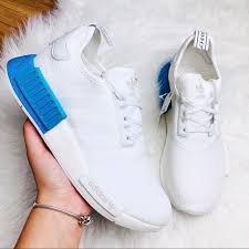 Adidas pw hu holi nmd mc powder dye ac7034. Buy White And Blue Nmd R1 Cheap Online