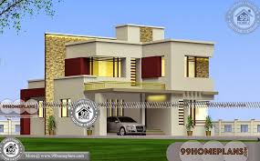 2 bedroom house plans, floor plans & designs. 3 Bedroom House Plans 2 Story With Ordinary Flat Roof Type Small Home