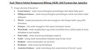 We did not find results for: Materi Soal Skb Farmasi Apoteker Cpns 2020 Seleksi Kompetensi Bidang Antapedia Com
