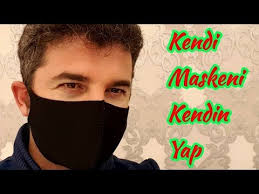 Kendi Maskeni Kendin Yap Koruyucu Maske Yapimi Youtube Maskeler Youtube Kendin Yap