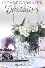 Centerpieces can recycle books and magazines. Ideas For Winter Decorating And How To Cheer Up Your Home