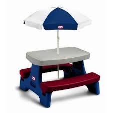Little Tikes Easy Store Jr Play Table With Umbrella Little Tikes Picnic Table Play Table Picnic Table With Umbrella