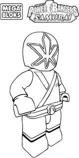 Lego Power Rangers Samurai Coloring Pages 1 Coles