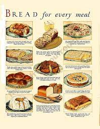 Bread For Every Meal Antique Victorian Illustration Etsy In 2021 Recipes Vintage Recipes Food
