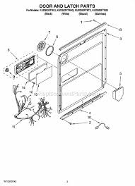 Parts and features parts and features kdte104e, kdte204e, kdfe204e, kdte254e upper level wash proscrub ® powerful jets target water toward. Kitchenaid Dishwasher Undercounter Kuds03ftss3 Ereplacementparts Com
