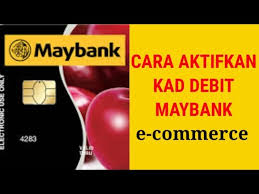 Cara aktifkan kredit kad bsn. Cara Aktifkan Kad Debit Maybank E Commerce Youtube