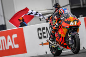 Motogp world championship rider for red bull ktm factory racing, and moto3 world champion 2016. Brad Binder Heads Ktm 1 2 At Phillip Island The Checkered Flag