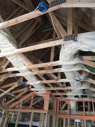 Find your duct insulation easily amongst the 104 products from the leading brands (isover, rockwool, jackon,.) on archiexpo, the architecture and design specialist for your professional purchases. Hvac Ducts Can Be Encapsulated In 3 Inches Of Closed Cell Spray Foam Then Buried In R 49 Of Blown Fiberglass Insulation After The Ceiling Drywall Is Installed In The Vented Attic Building