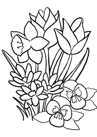 In daisy simple daisy coloring page. Spring Coloring Pages Color The Spring In The Brightest Colors