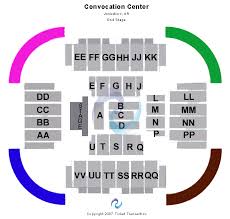 Convocation Center Seating Chart Related Keywords