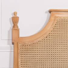 *note we only have the image of the dark brown single on the webiste at present* please note: King Size Vintage French Rattan Headboard Furniture La Maison Chic Luxury Interiors