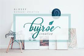 Download Glossy Calligraphy Font Fontlot Com