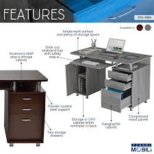 Maybe you would like to learn more about one of these? Techni Mobili Complete Workstation Computer Desk With Storage