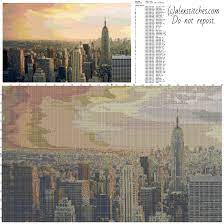 Also, free pattern downloads for beading, cross stitch, knitting, crochet. New York City Nyc Scape Free Cross Stitch Pattern Home Painting Idea Free Cross Stitch Landscape Cross Stitch Patterns Free Free Cross Stitch