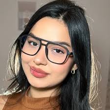 Floral Rectangle Simple Classic Retro Custom Engraving Eyeglasses