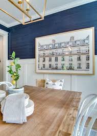 Eiffel 4 star dining chair, chrome base, sky blue camira wool by sohoconcept (1) $566. Our Navy Blue Dining Room Chrissy Marie Blog