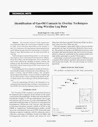 Gasanbieter wechseln, bevor die gaspreiserhöhung kommt! Pdf Identification Of Gas Oil Contacts By Overlay Techniques Using Wireline Log Data