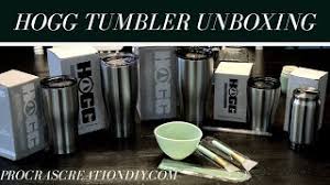 Some of the technologies we use are necessary for critical functions like security and site integrity, account authentication, security and privacy preferences, internal site usage and maintenance data, and to make the site work correctly for browsing and transactions. Hogg Tumbler Unboxing Youtube