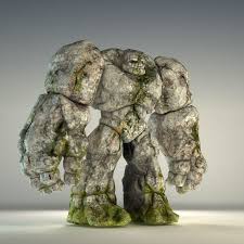 3d Golem Character Rocks Model Fantasy Character Design Character Dnd Miniatures