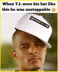 T.I. Gotta bring the tilted fitted back out 🔥 🔥 🔥