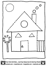Check spelling or type a new query. Shapes Coloring Pages House Shape Color Worksheets Shape Coloring Pages Preschool Worksheets