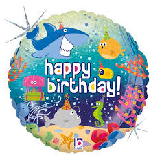 Aug 21, 2020 · happy birthday! Karaloon Shop 1 Foil Balloon Happy Birthday Ocean