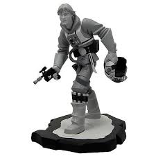 Facebook twitter instagram would your kids like to have Star Wars Animated Gentle Giant Maquette Luke Skywalker Black White Edition