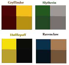 What are the gryffindor colors. Hogwarts House Colors Base By Airbender01 On Deviantart Harry Potter House Colors Hogwarts House Colors Harry Potter Houses