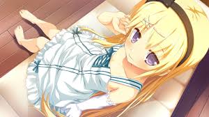 Check spelling or type a new query. Cute Blonde Girl With Purple Eyes Wallpaper Anime Wallpapers 49341