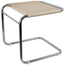 Di Knoll Sgabello Disegnato Da Andre Dupre Vintage Chrome Tubular Steel Steel Stool Chrome Stool Steel Bar Stools