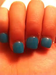 Some girls tend to think: Acrylic Really Short Bitten Nails Nails Nail Paint Hand Painted False Nails