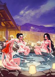 Drew the One piece girls at an onsen ! My twitter @DrawsSinn : rOnePiece