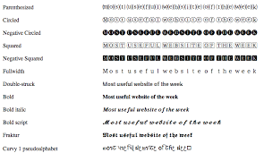 Http Www Panix Com Eli Unicode Convert Cgi Text Most Useful Website Of The Week Unicode Text Converter Convert Plain Te Cool Websites Punctuation Website