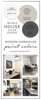 Whole House Color Scheme Paint Colors Farm House Colors House Color Schemes Farmhouse Color Scheme