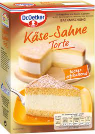 ˌdɔktoːɐ̯ ˈʔœtkɐ) is a german multinational company that produces baking powder, cake mixes, frozen pizza, pudding, cake decoration, cornflakes. Dr Oetker Kase Sahne Torte Backmischung 385g Online Kaufen Bei Lieferello
