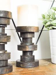 How To Make Inexpensive Pillar Candle Holders Inexpensive Candle Holders Candle Holders Diy Pillar Candle Holders